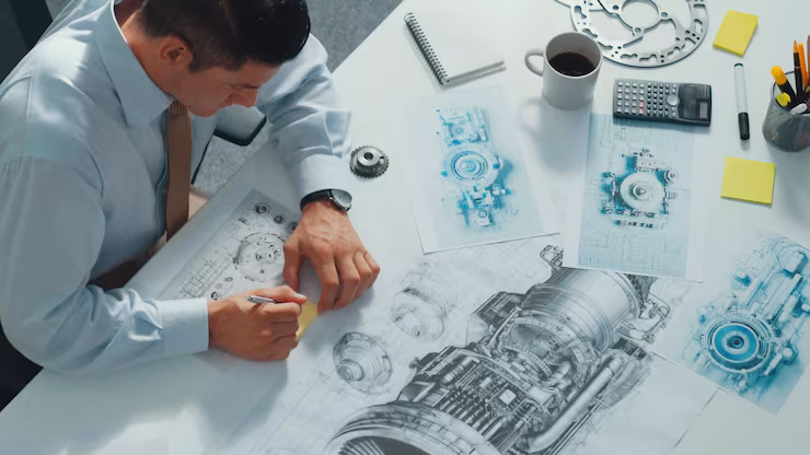 Mechanical Drawing Example